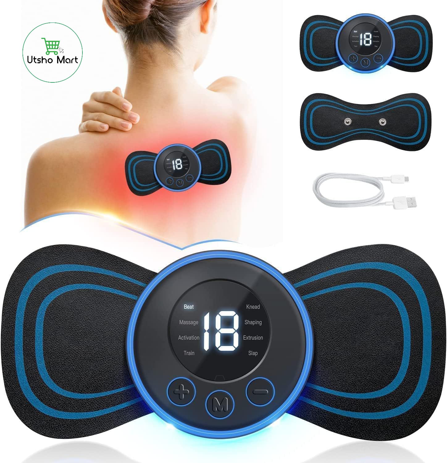 Combo 3 Pcs Body Massager +1 Pcs Foot Massager