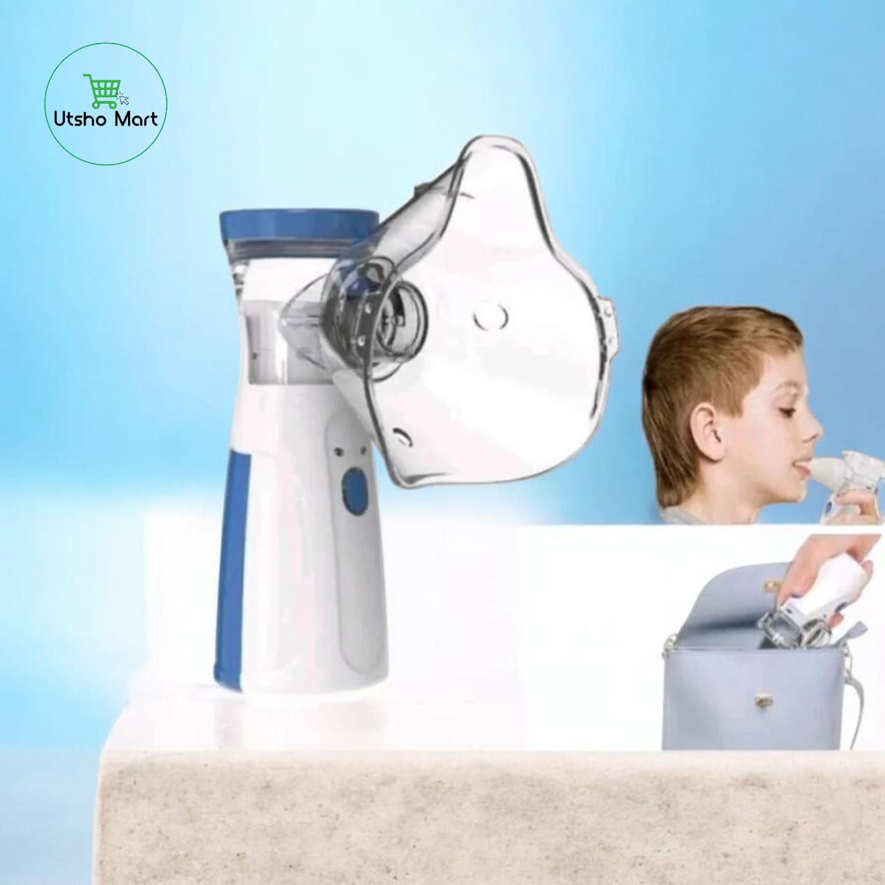 Portable Mesh Nebulizer JSL-W302 Steam Inhaler for Adults and Kids
