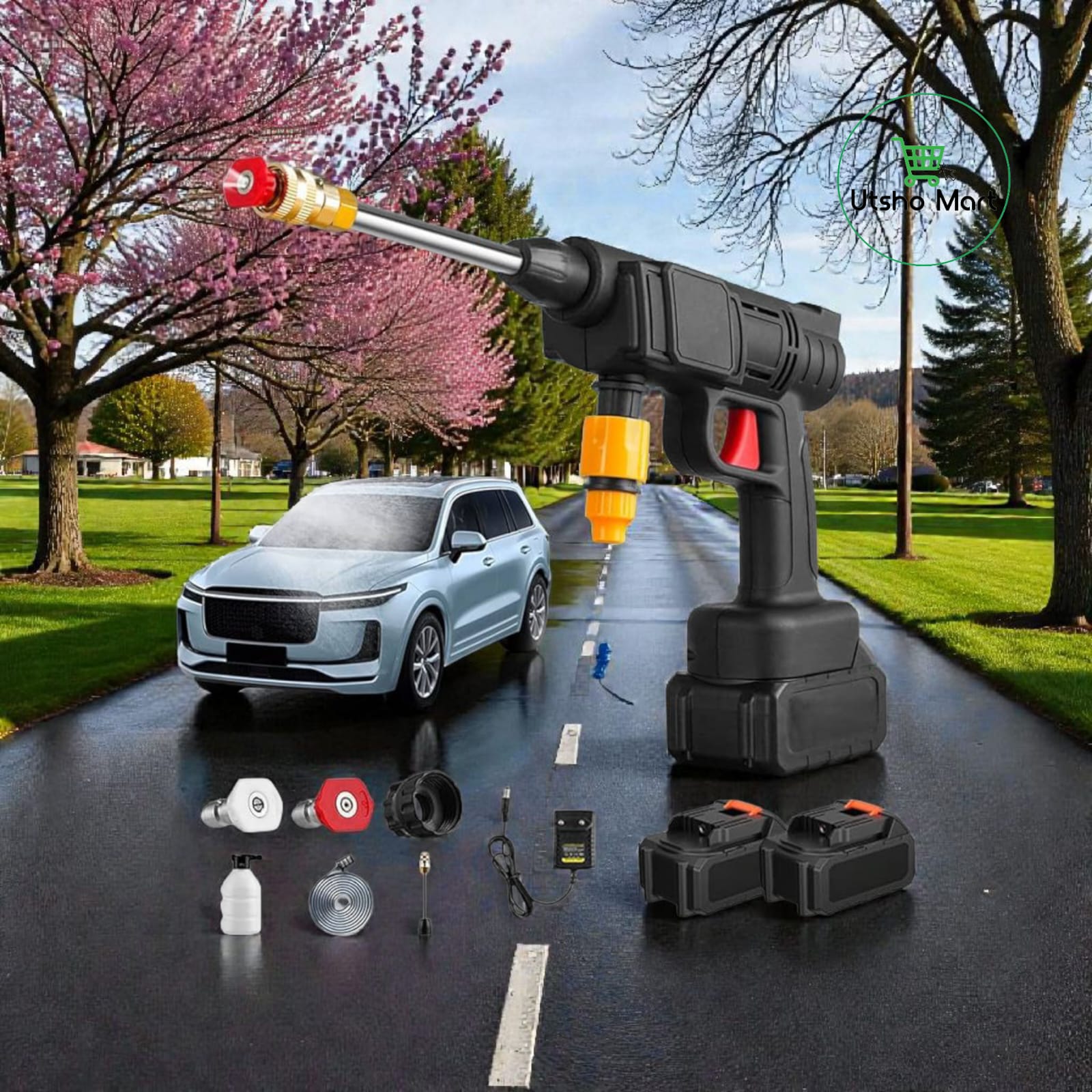 Rechargeable Car washer Gun Machine