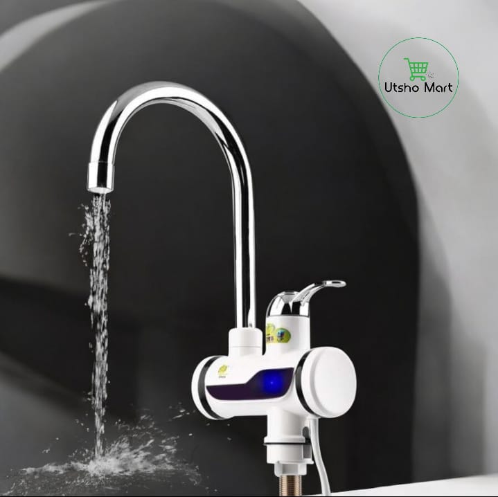 Electric Hot Water Tap With Hand Shower