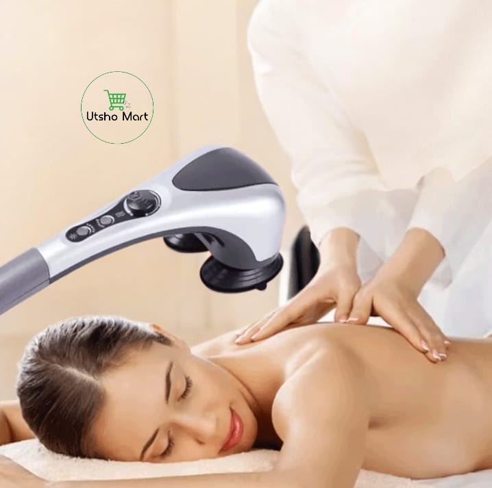 Double Heads Heating Massager