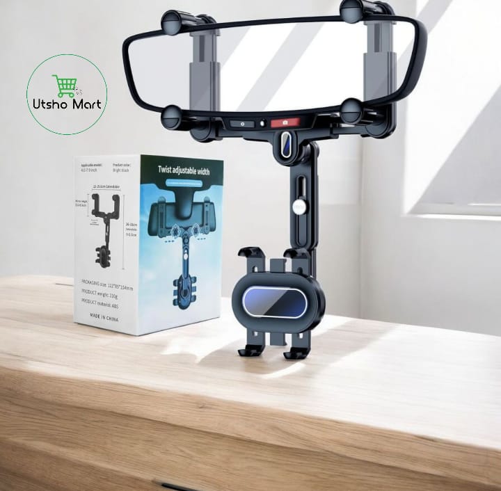 Twist Adjustable width mirror holder